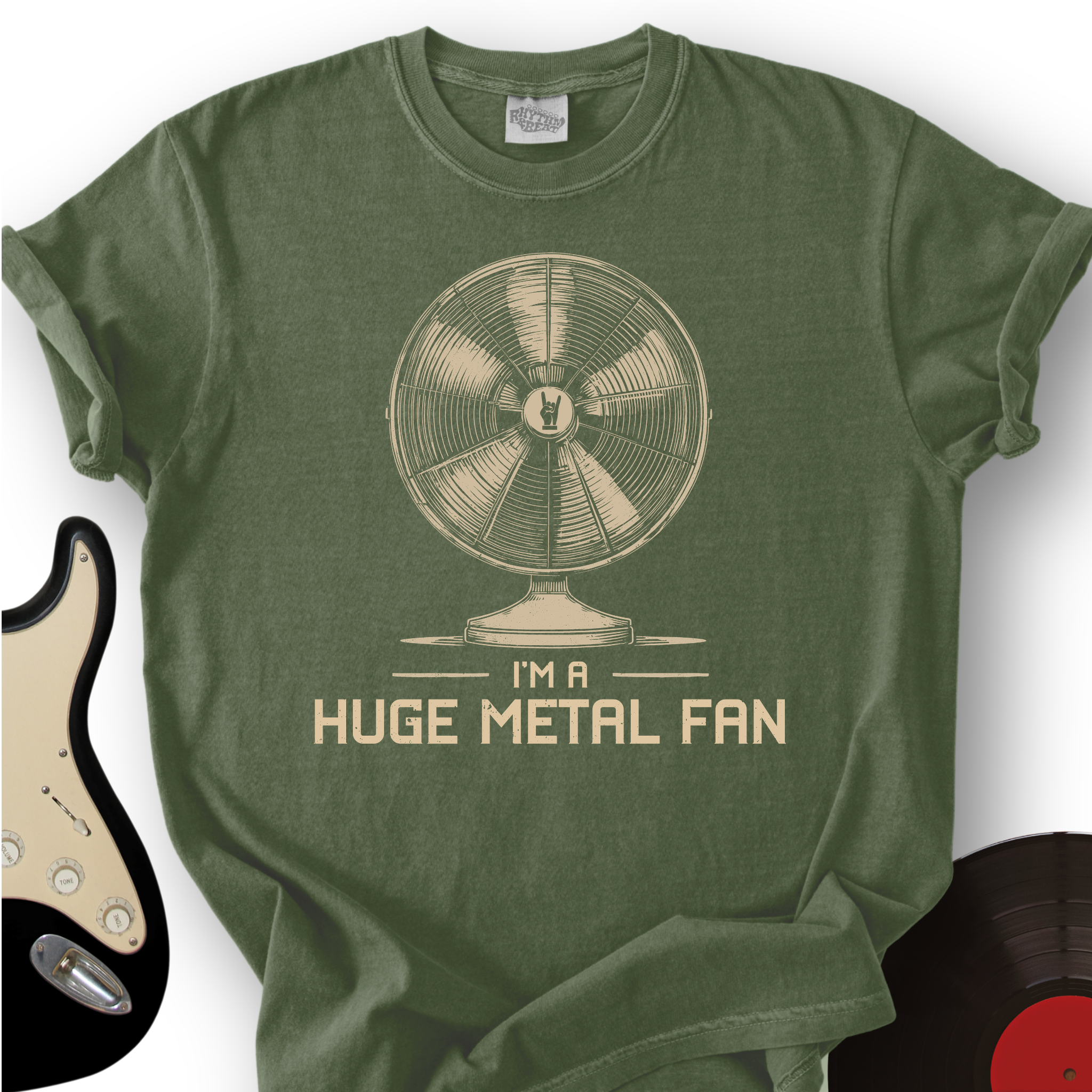 1734_I_mAHugeMetalFan_T ShirtMockups_MilitaryGreen