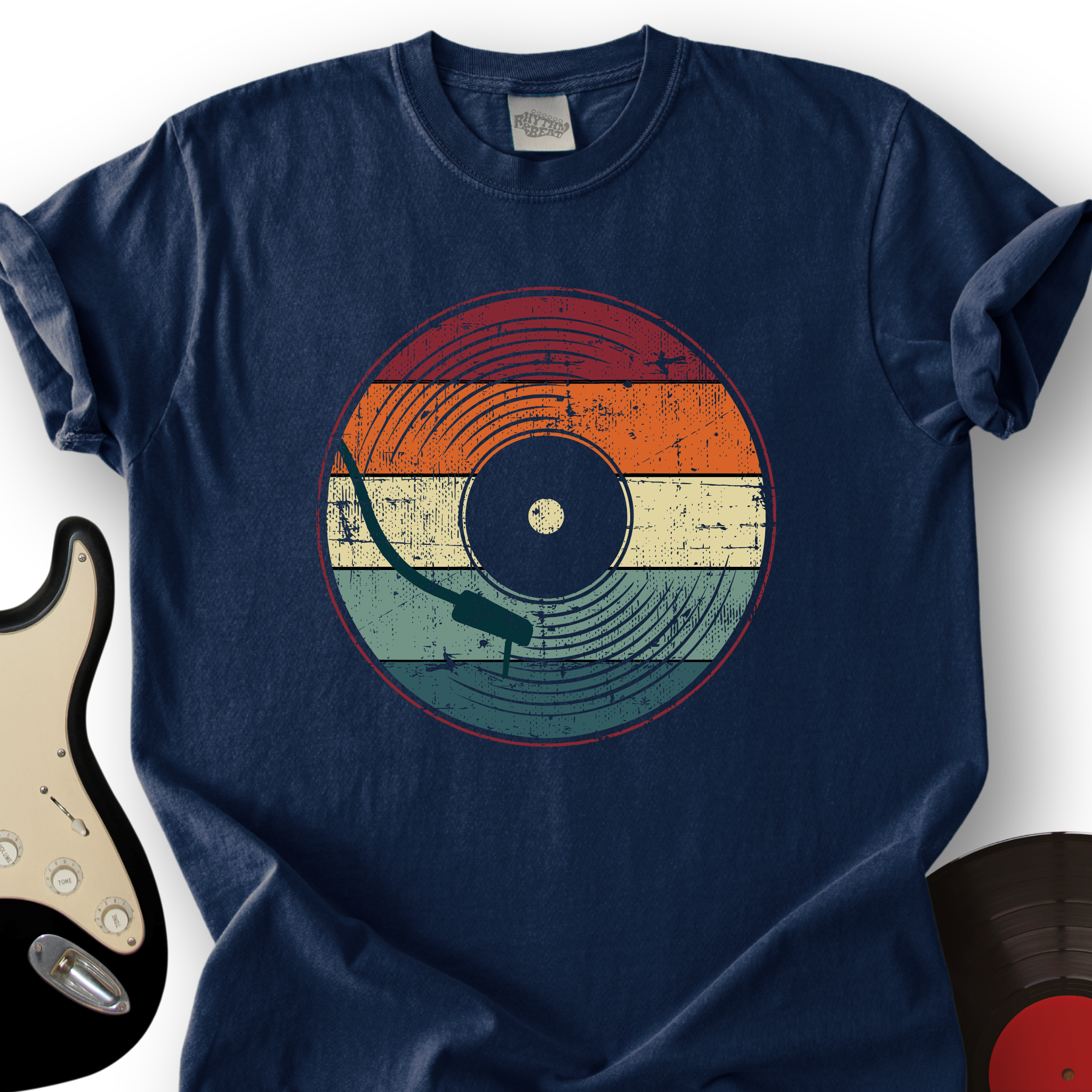 552_RetroRecord_T ShirtMockups_Navy