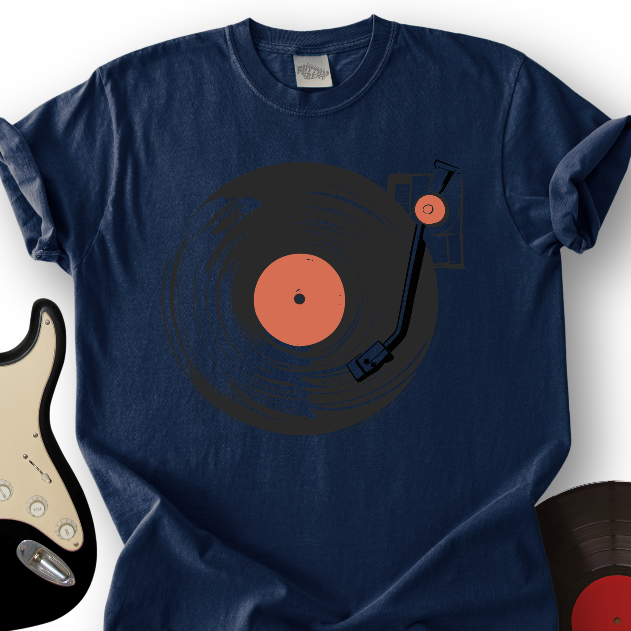 1279_VinylRecord_T ShirtMockups_Navy_c293735f 1b97 480c a67a 340b6674e31c