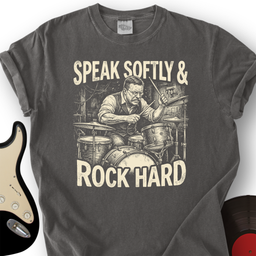 1920_SpeakSoftly_RockHard_T ShirtMockups_Charcoal