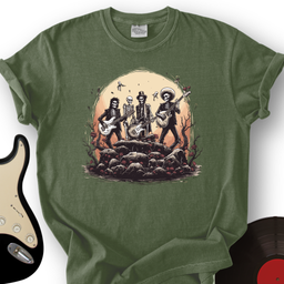 201_UndeadConcert_T ShirtMockups_MilitaryGreen