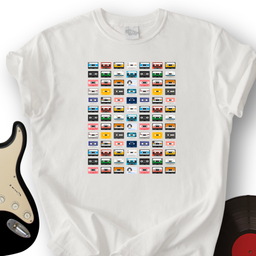 63_RainbowCassette_T ShirtMockups_White