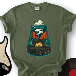 875_BottleUpTheMusic_T ShirtMockups_MilitaryGreen_0f6dd0d7 3883 45ed 86e4 5c1052d611db